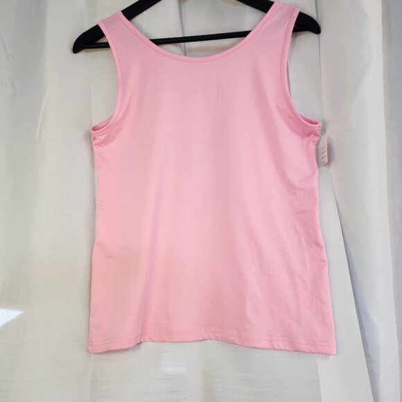 Pink Leopard Print Cow Skull and Flowers " Wild Soul "Tank Top Medium - Picture 3 of 6